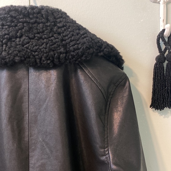 🖤🖤🖤 True Religion - Onyx Shearing Biker Jacket Size Small - Picture 11 of 11